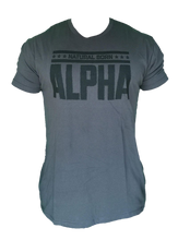 Men's "Natural Born Alpha" T-Shirt (Charcoal)