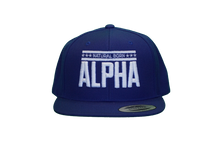 Snap Back "Natural Born Alpha" Hat (Royal Blue)
