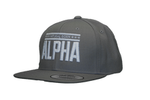 Snap Back "Natural Born Alpha" Hat (Grey)