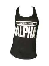 Women's "Natural Born Alpha" Tank (Charcoal)