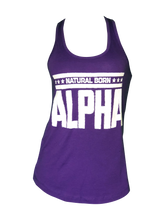 Women's "Natural Born Alpha" Tank (Purple)