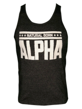 Men's "Natural Born Alpha" Tank (Charcoal)