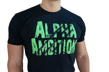 Men's "Alpha Ambition" T-Shirt (Neon Green)